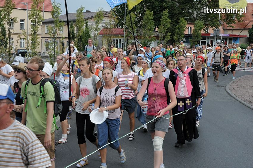 XXIV Piesza Pielgrzymka z Kościerzyny dotarła do Szubina