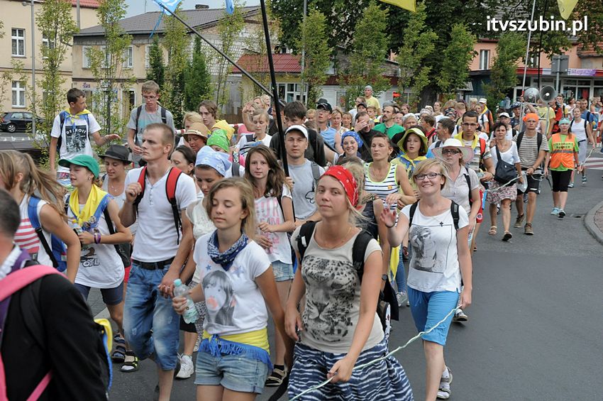 XXIV Piesza Pielgrzymka z Kościerzyny dotarła do Szubina