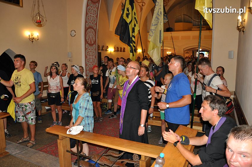 XXIV Piesza Pielgrzymka z Kościerzyny dotarła do Szubina