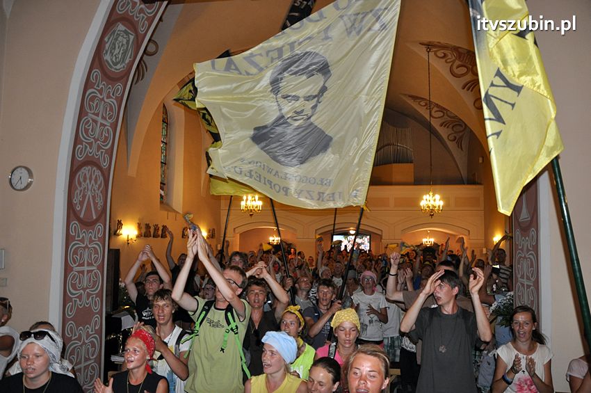 XXIV Piesza Pielgrzymka z Kościerzyny dotarła do Szubina