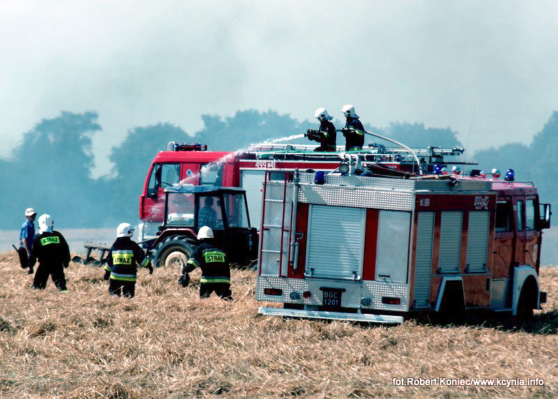 Dwa niedzielne pożary w gminie Kcynia