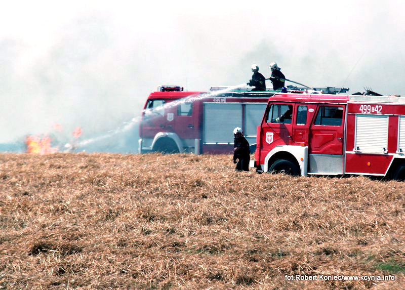 Dwa niedzielne pożary w gminie Kcynia
