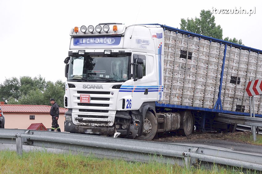 Zdarzenie drogowe w Zamościu
