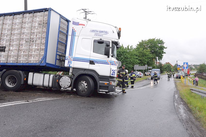 Zdarzenie drogowe w Zamościu