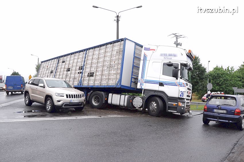 Zdarzenie drogowe w Zamościu