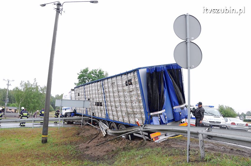 Zdarzenie drogowe w Zamościu