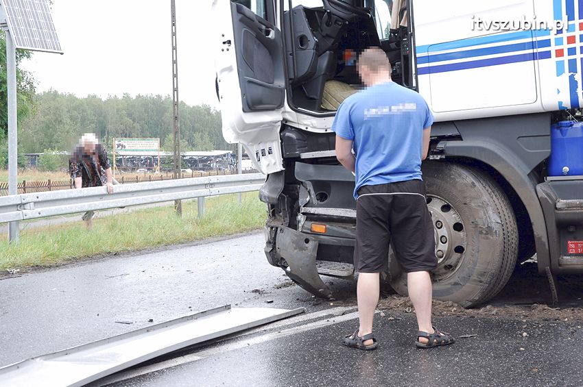 Zdarzenie drogowe w Zamościu