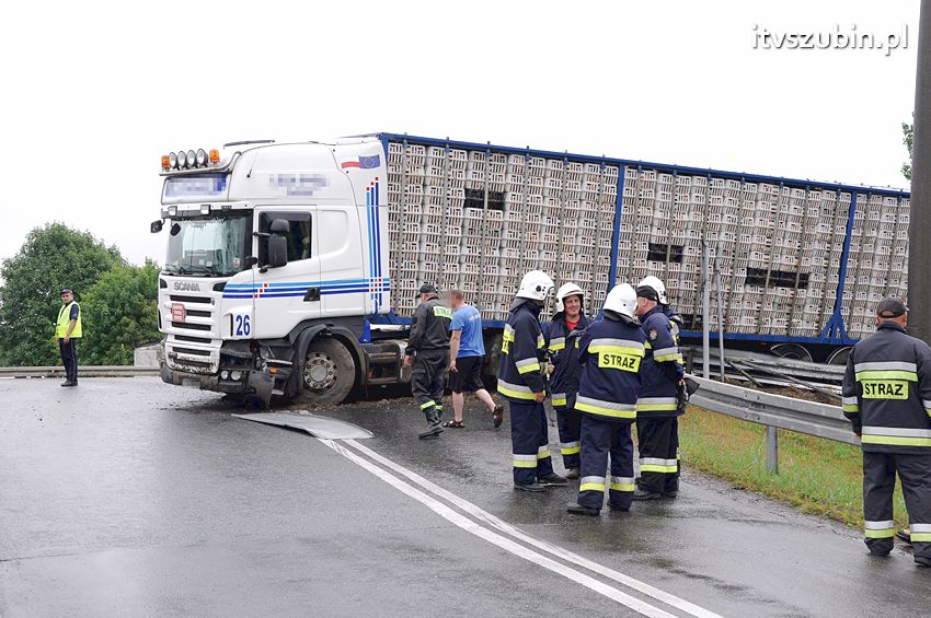 Zdarzenie drogowe w Zamościu
