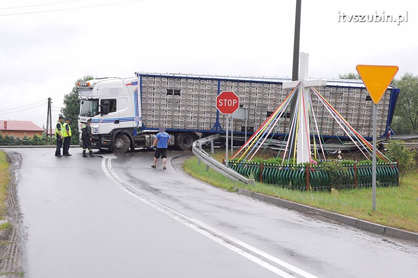 Zdarzenie drogowe w Zamościu