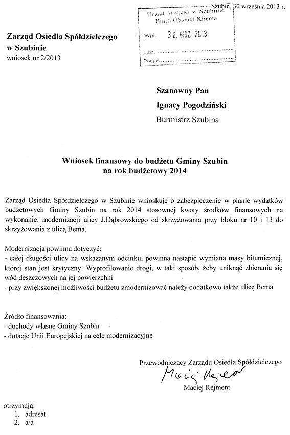 Rok w rok składane były wnioski do budżetu o remont ulic, do 15 października zostanie częściowo wykonany
