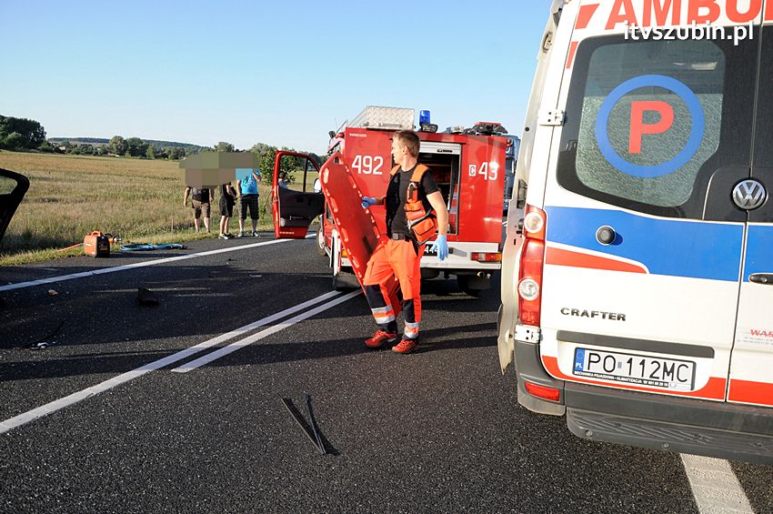 Trzy ofiary śmiertelne wypadku na obwodnicy Szubina
