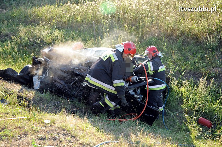 Trzy ofiary śmiertelne wypadku na obwodnicy Szubina