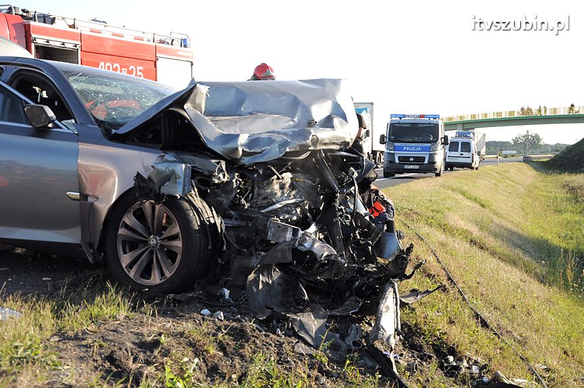 Trzy ofiary śmiertelne wypadku na obwodnicy Szubina