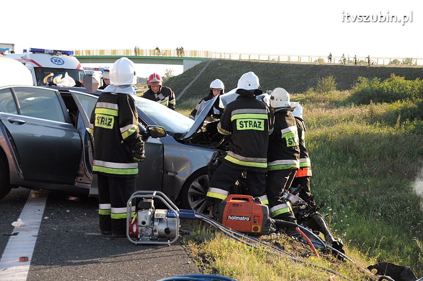 Trzy ofiary śmiertelne wypadku na obwodnicy Szubina