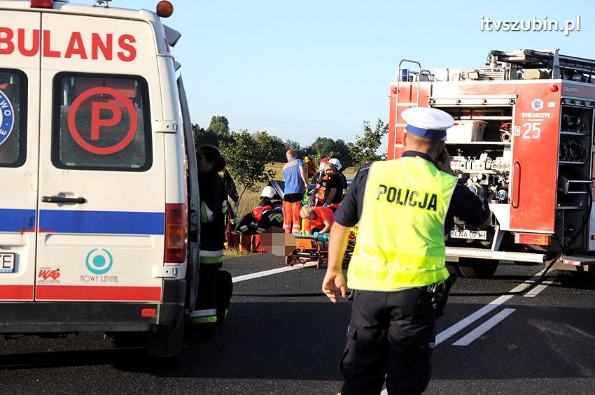 Trzy ofiary śmiertelne wypadku na obwodnicy Szubina