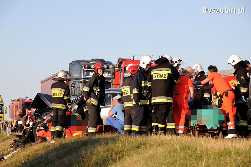 Trzy ofiary śmiertelne wypadku na obwodnicy Szubina