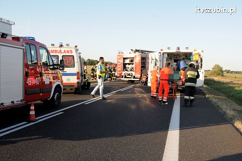 Trzy ofiary śmiertelne wypadku na obwodnicy Szubina