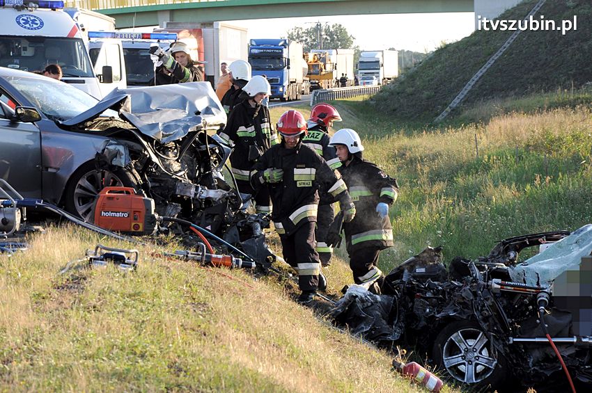 Trzy ofiary śmiertelne wypadku na obwodnicy Szubina