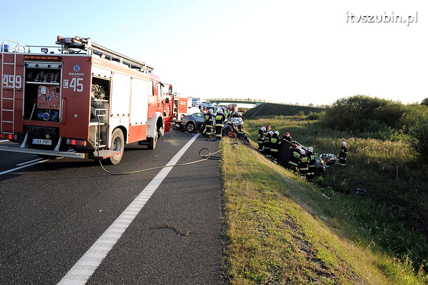 Trzy ofiary śmiertelne wypadku na obwodnicy Szubina
