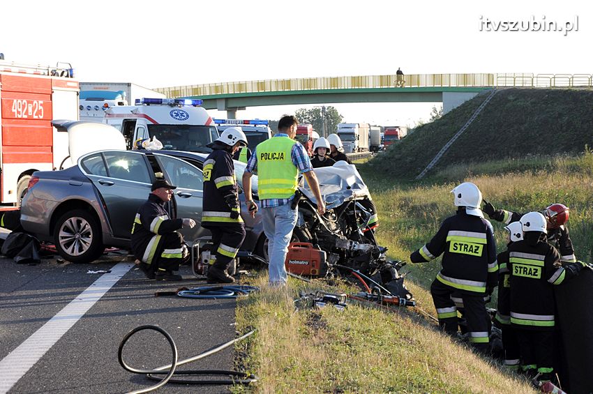 Trzy ofiary śmiertelne wypadku na obwodnicy Szubina