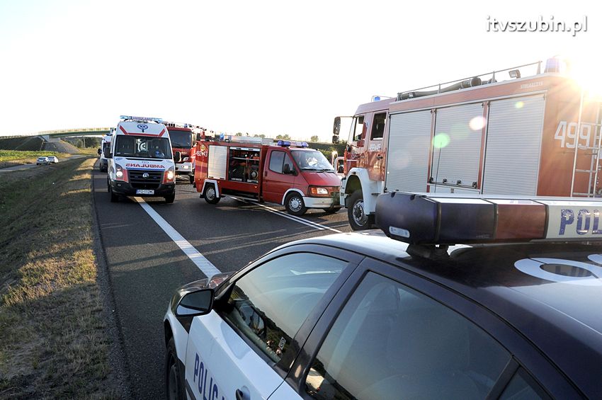 Trzy ofiary śmiertelne wypadku na obwodnicy Szubina
