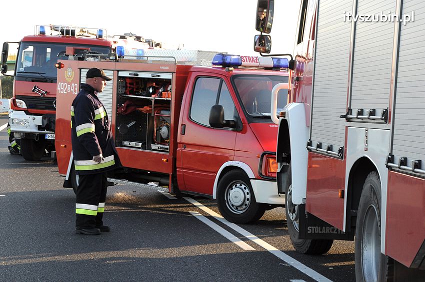 Trzy ofiary śmiertelne wypadku na obwodnicy Szubina
