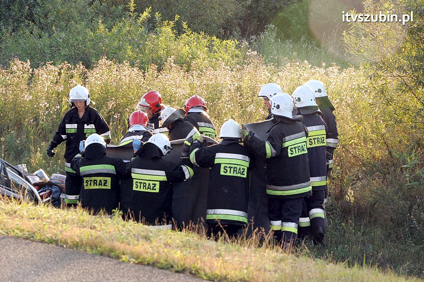 Trzy ofiary śmiertelne wypadku na obwodnicy Szubina
