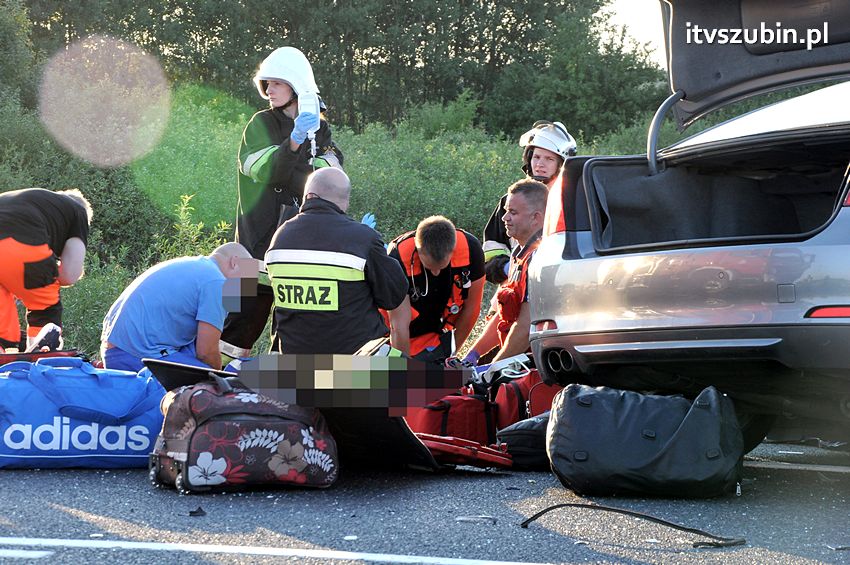Trzy ofiary śmiertelne wypadku na obwodnicy Szubina