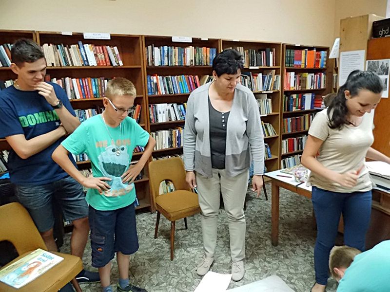 Wspólne zabawy, wspólne działanie w bibliotekach