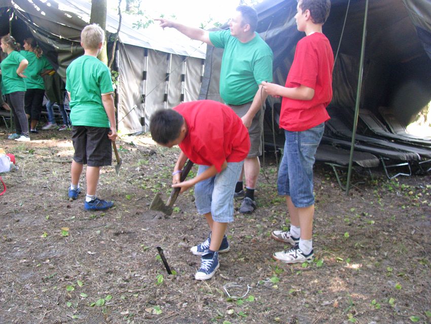 Szubińscy harcerze na zgrupowaniu w Puszczy Brodnickiej
