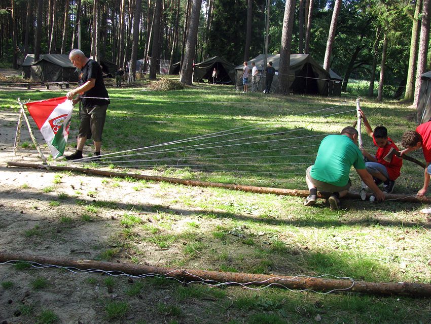 Szubińscy harcerze na zgrupowaniu w Puszczy Brodnickiej