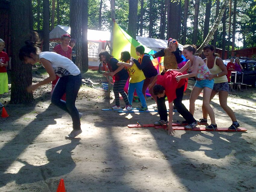 Szubińscy harcerze na zgrupowaniu w Puszczy Brodnickiej