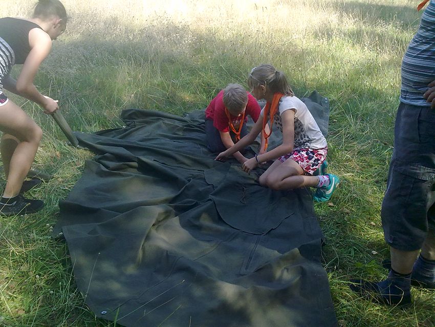 Szubińscy harcerze na zgrupowaniu w Puszczy Brodnickiej