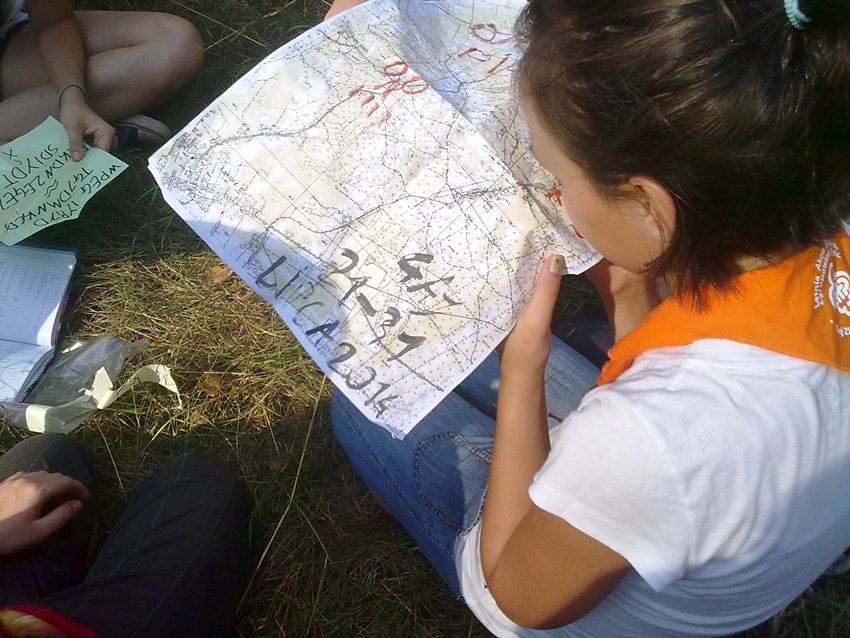 Szubińscy harcerze na zgrupowaniu w Puszczy Brodnickiej