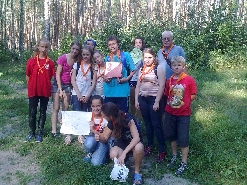 Szubińscy harcerze na zgrupowaniu w Puszczy Brodnickiej