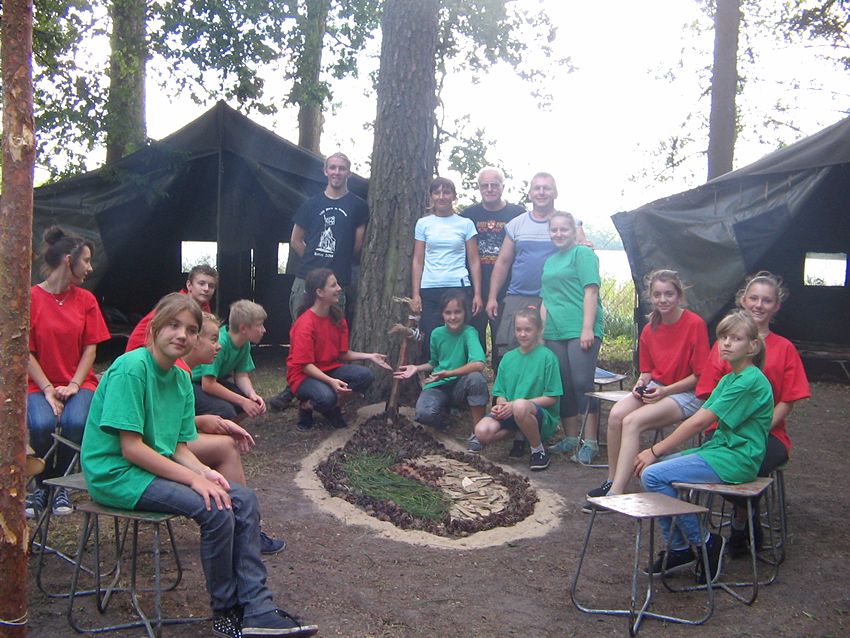 Szubińscy harcerze na zgrupowaniu w Puszczy Brodnickiej