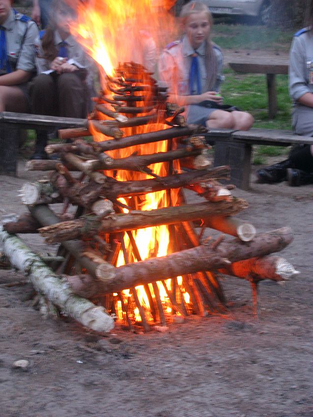 Szubińscy harcerze na zgrupowaniu w Puszczy Brodnickiej