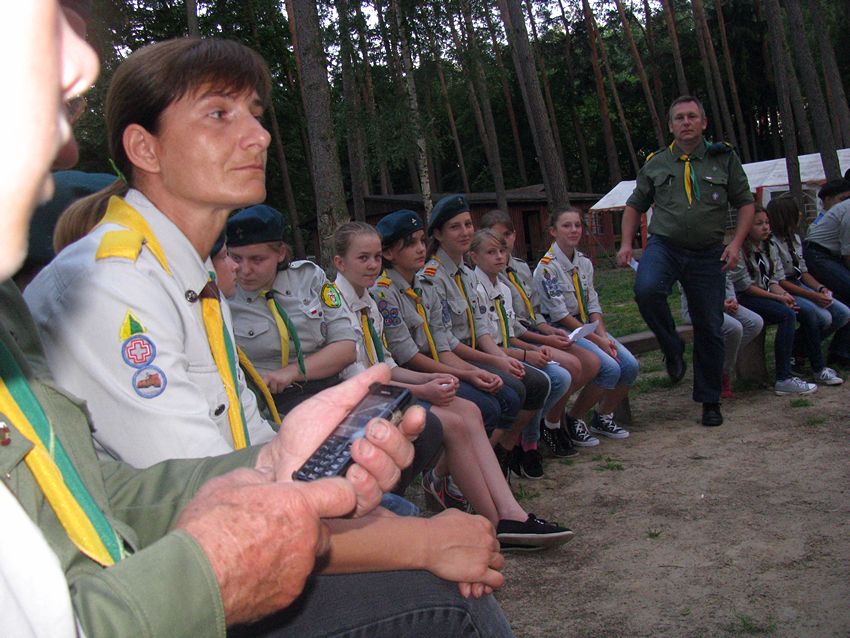 Szubińscy harcerze na zgrupowaniu w Puszczy Brodnickiej