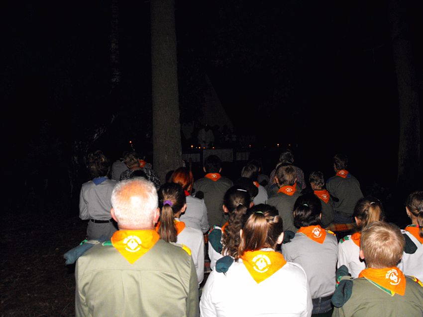 Szubińscy harcerze na zgrupowaniu w Puszczy Brodnickiej