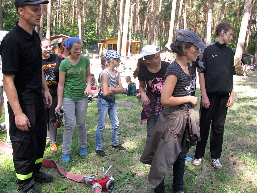 Szubińscy harcerze na zgrupowaniu w Puszczy Brodnickiej