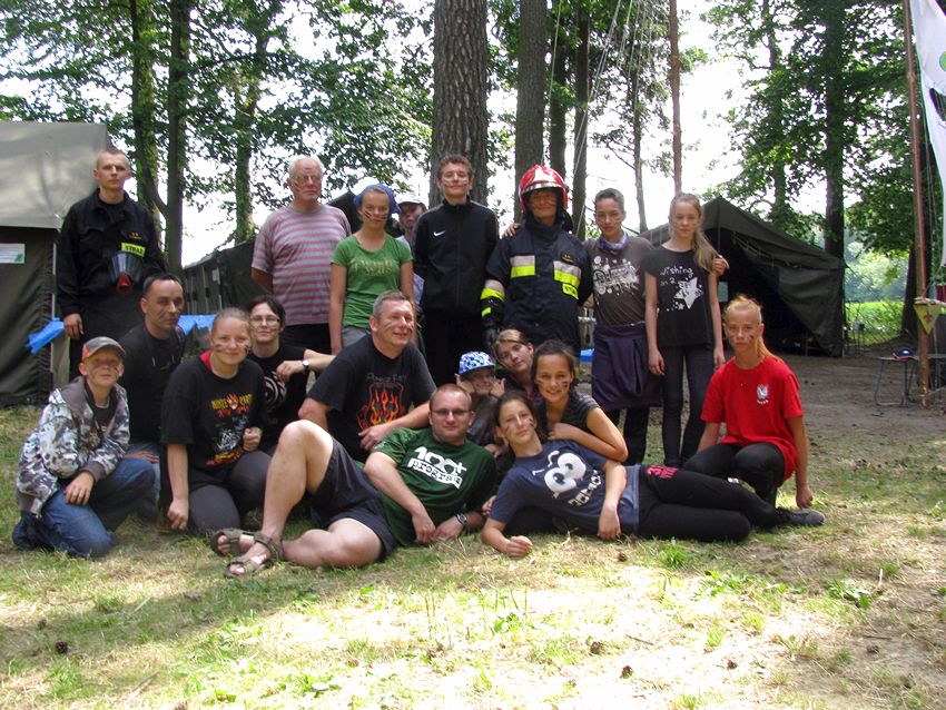 Szubińscy harcerze na zgrupowaniu w Puszczy Brodnickiej