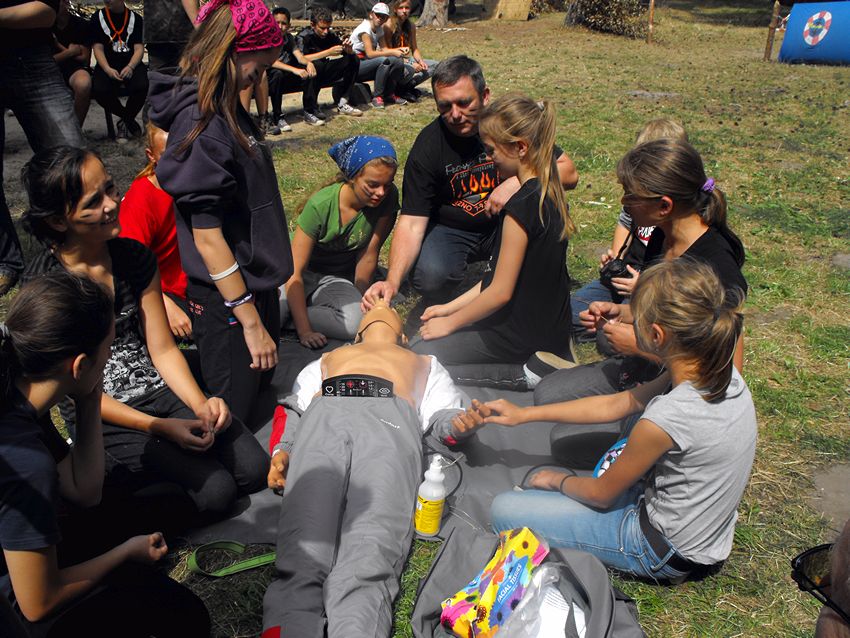 Szubińscy harcerze na zgrupowaniu w Puszczy Brodnickiej