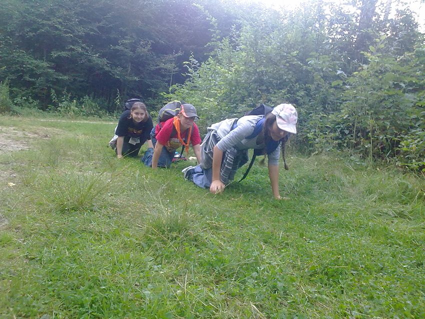 Szubińscy harcerze na zgrupowaniu w Puszczy Brodnickiej