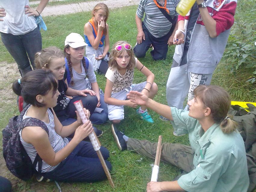 Szubińscy harcerze na zgrupowaniu w Puszczy Brodnickiej