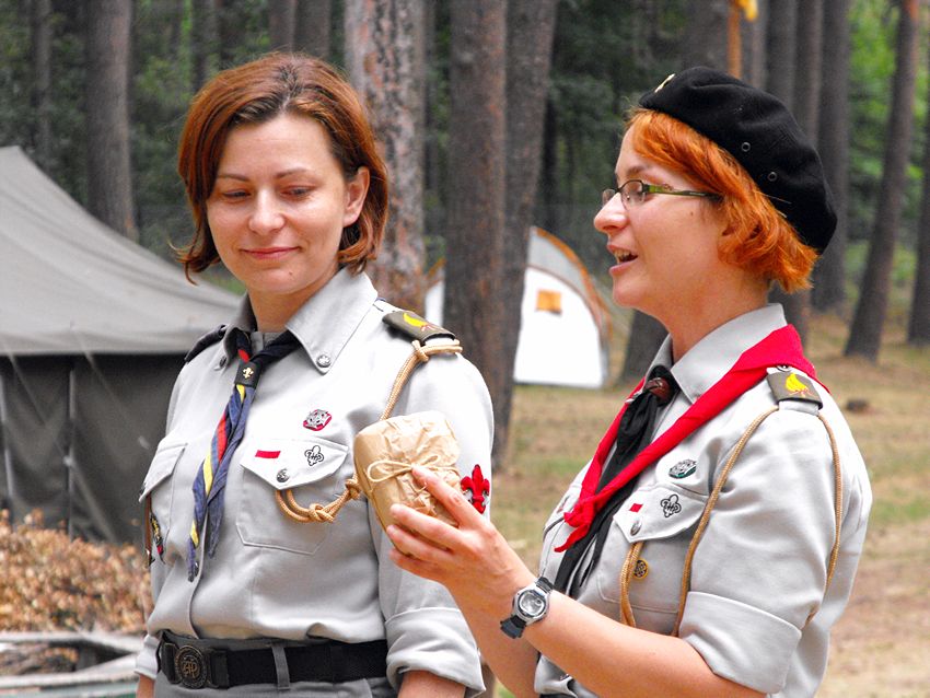 Szubińscy harcerze na zgrupowaniu w Puszczy Brodnickiej