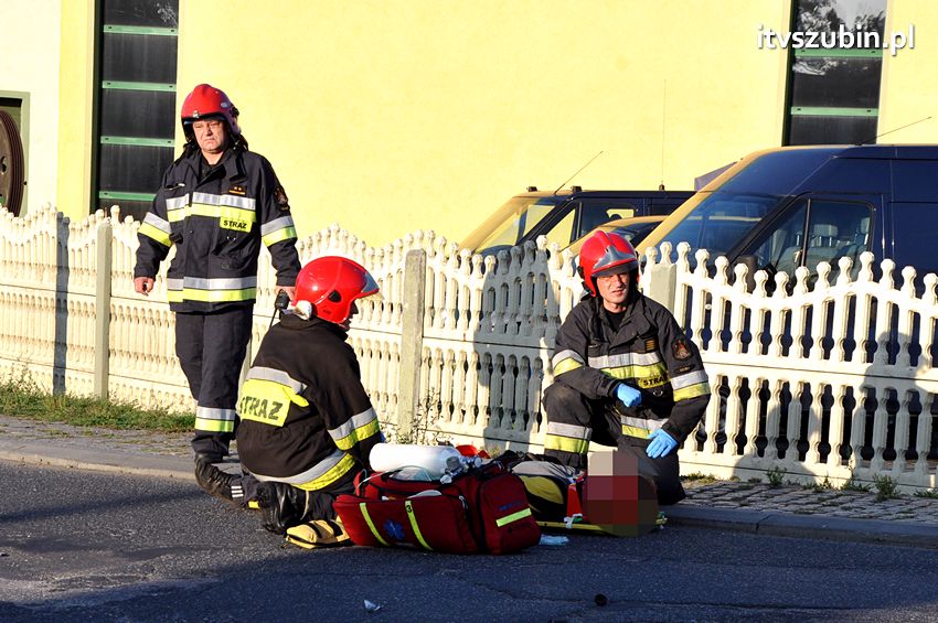 Poranna kolizja w Szubinie