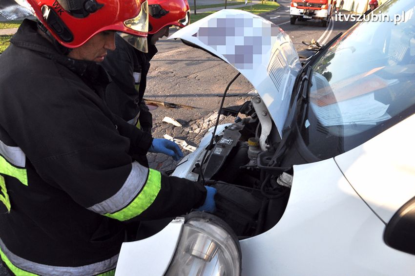 Poranna kolizja w Szubinie