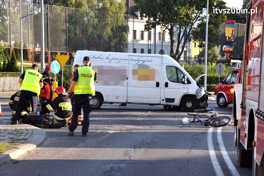 Poranna kolizja w Szubinie