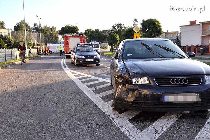 Poranna kolizja w Szubinie