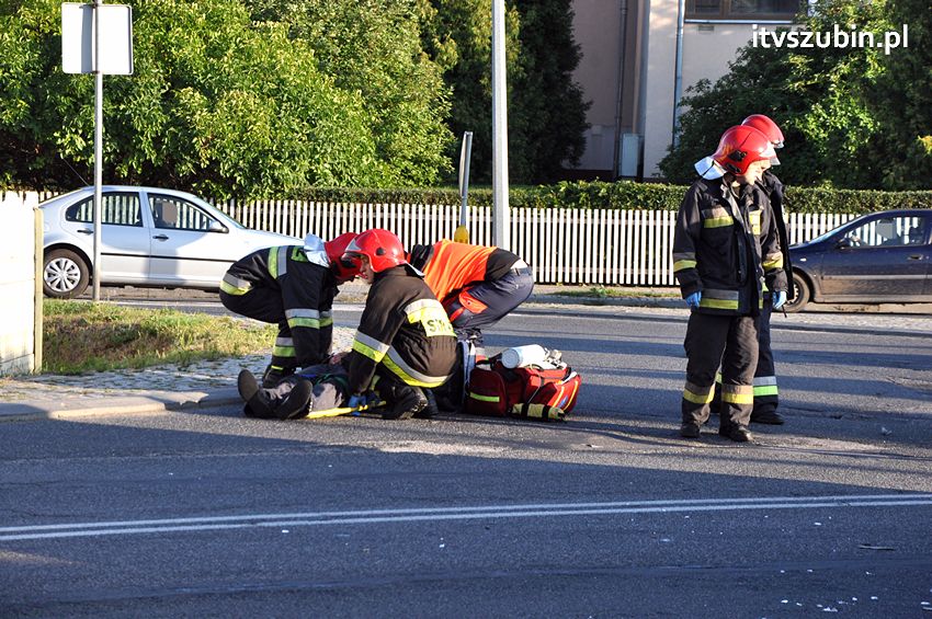 Poranna kolizja w Szubinie